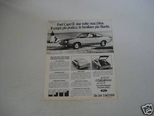 advertising Pubblicità 1974 FORD CAPRI II