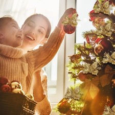  24 Pcs Decori Albero Fiore Di