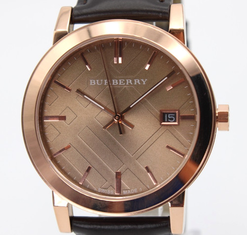 Burberry 38mm rose gold men - burberry,