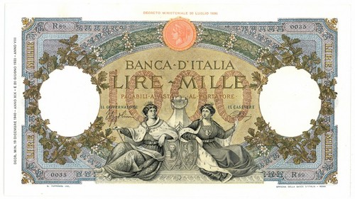 1000 lire capranesi - 1000,