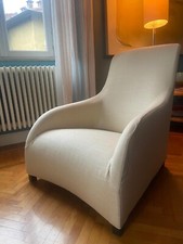 Poltrona design, rivestimento in tessuto , sfoderabile maxalto