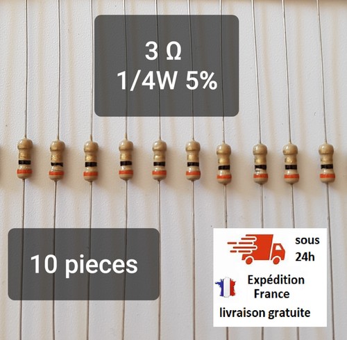 Résistance 3ohm pièces - résistance,