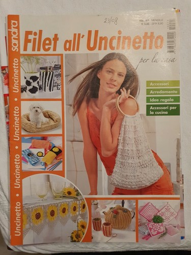 Sandra uncinetto pizzi - pizzi, rivista