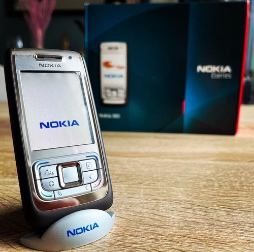 Nokia e65 brown - brown, con