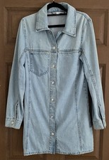 zara denim camicia abito XS
