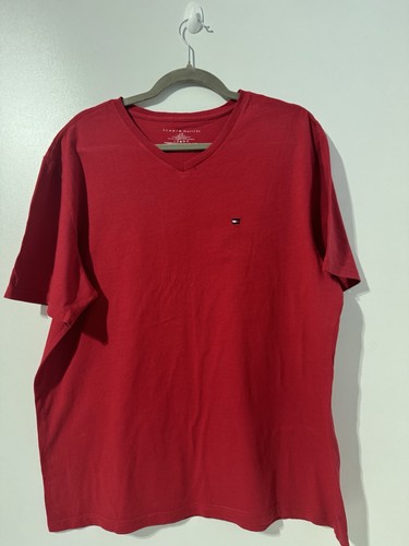 Shirt tommy hilfiger rouge - t-shirt,