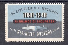 Persiane di sicurezza Erinnofilo Benedetto Pastore - Torino