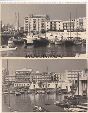 ANZIO:  12 fotocartoline  del cantiere, moli e paese