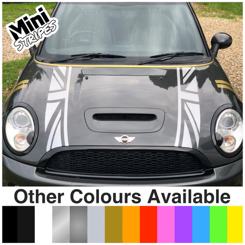 Mini cooper union jack - cooper, cofano