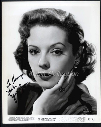 Jane greer foto - foto, autografa