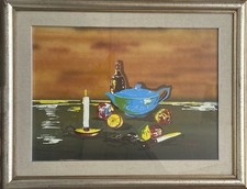 Dipinto Natura Morta , Olio Su