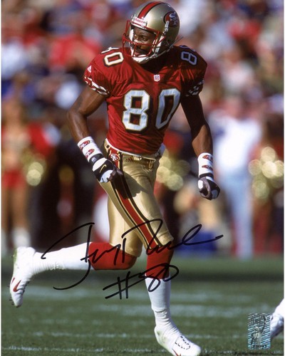 Foto jerry rice - foto, firmata