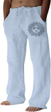 Pantaloni Lino Uomo Estivi