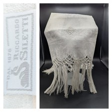 Asciugamano in lino damascato