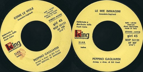 Disco giri peppino - disco,