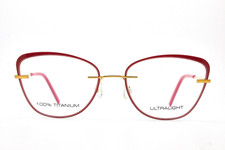 occhiali farfalla rimless titanio montatura donna 👓 ULTRALIGHT UL1213G 52 C4