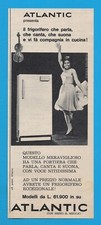 Atlantic Frigo anno 1963 pubblicità advertising werbung italian clipping MA1084