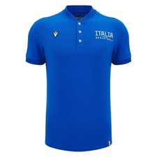 BASKET ITALIA – POLO PALLACANESTRO COTONE MAGLIA ROYAL - MACRON - St. 2025/26