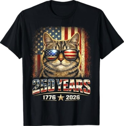 Maglietta cat lovers patriotic - maglietta,