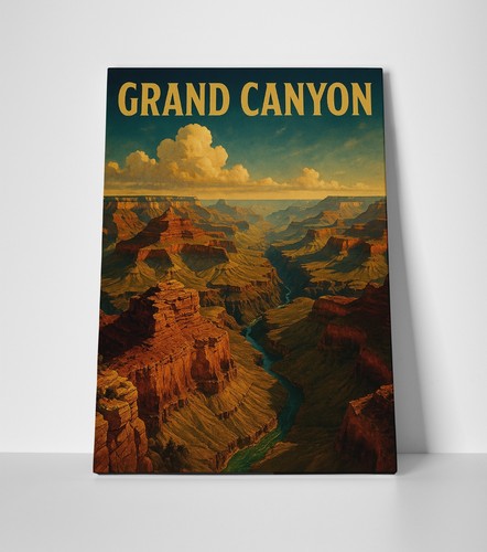Poster artistico tela grand - o,