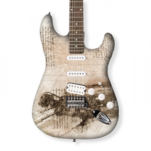 Adesivi chitarra elettrica - adesivi,