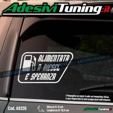 Adesivo Alimentata a Diesel e
