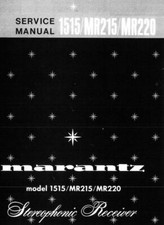 MARANTZ 1515, MR215, MR220 Schematic Diagram Service Manual Repair Schaltplan
