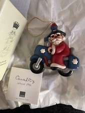 Thun Carabiniere Babbo Natale su moto, nuovo in scatola.