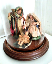 NATIVITA' IN CAMPANA DI VETRO