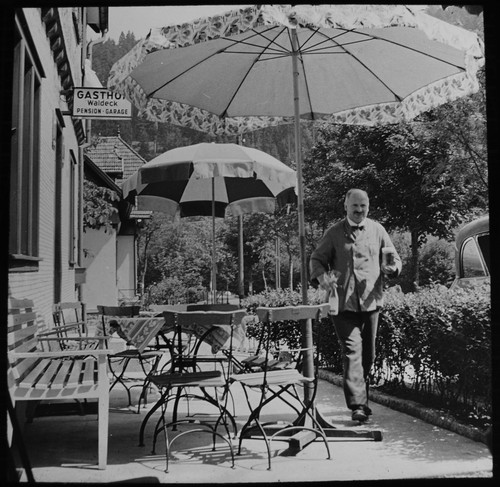 Vintage magic lantern slide - magic,