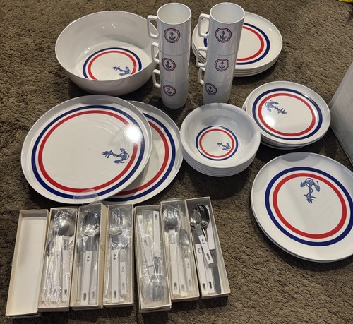 Set stoviglie vintage - stoviglie,