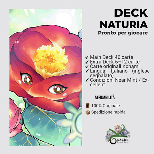 Yugioh mazzo deck naturia da - mazzo,