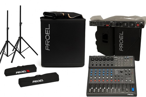 Impianto audio completo proel - completo,