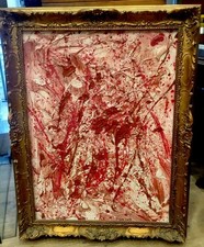 🌈 FRAASA ( Francesco Santoro -Torino 1972 ) Dipinto materico No Emilio Vedova