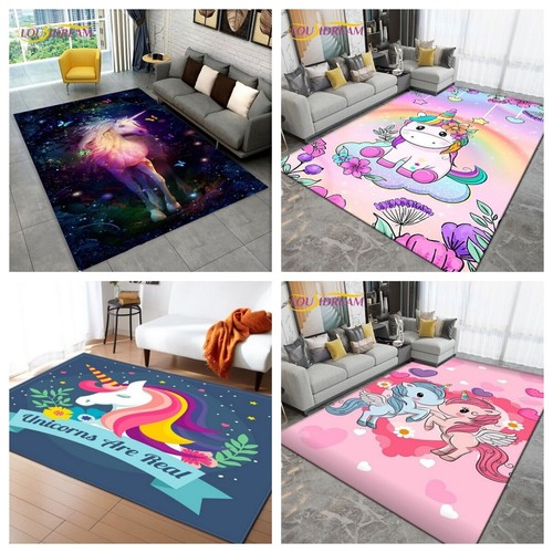 Tappeto unicorno bambina - 3d,