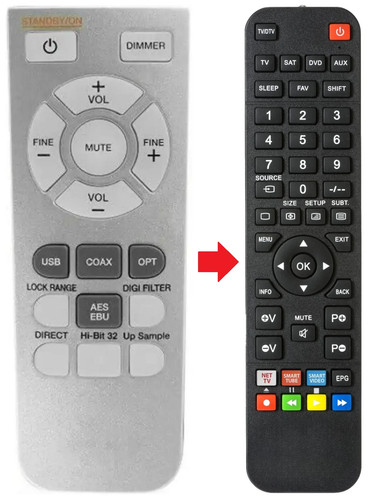 Telecomando adatto per pioneer - adatto,