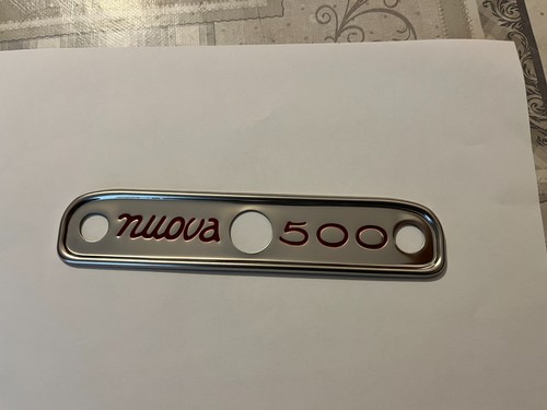 Placchetta fiat 500 - ,