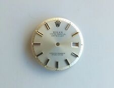 ROLEX Dial Quadrante Silver "Pie Pan" Wide Boy per Datejust 1600 1601 1603