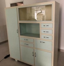 Credenzina in stile anni ‘50 color verde pastello 