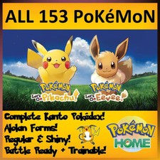 Pokemon Home Let's Go Pikachu