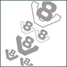 SET 6 ADESIVI V8 cromati