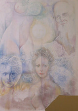 QUADRO DIPINTO TECNICA MISTA