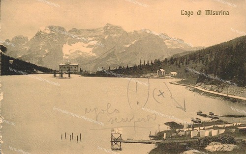 Df581 cartolina lago - df581,