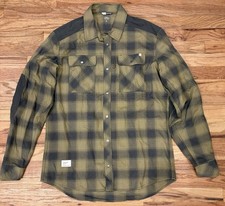Camicia Norrona Plaid Svalbard Flanella Snap Outdoor Trekking Uomo Grande Verde