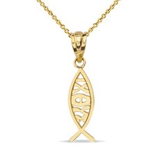 Collana con ciondolo pesce