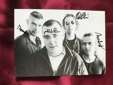 Autografi EMILS - cartolina autografata - crossover anni 90 - Amburgo - chi mangia chi?