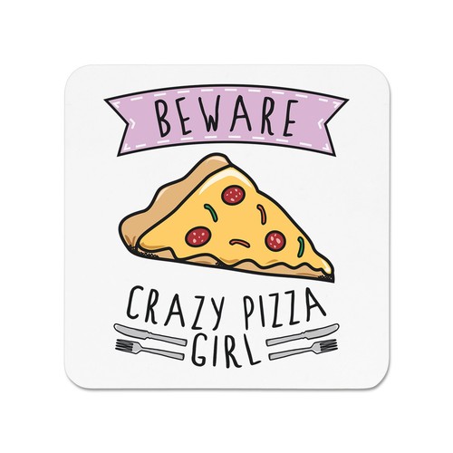 Beware pazzo pizza - pizza, bambina