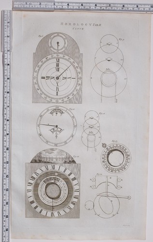 1788 antico stampa - antico, orologeria