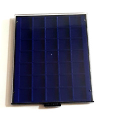 Cassetto Mp Box in velluto MASTERPHIL 35 caselle – formato 36 x 36 mm x monete 