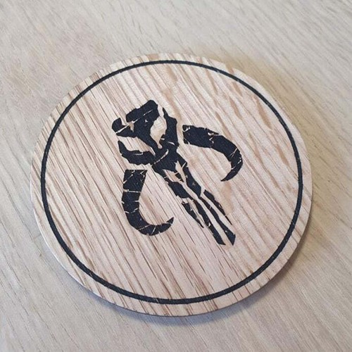 Sottobicchiere legno taglio - sottobicchiere,